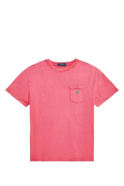 Polo Ralph Lauren T-shirt In Pale Red