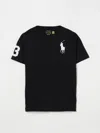 Polo Ralph Lauren Polo Pony Cotton T-shirt In Black