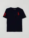 Polo Ralph Lauren Big Boys Big Pony Cotton Jersey T-shirt In Blue