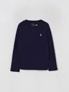 Polo Ralph Lauren Long-sleeve Scoop Neck T-shirt In Blue