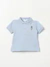 POLO RALPH LAUREN T-SHIRT POLO RALPH LAUREN KIDS COLOR BLUE,F83894009