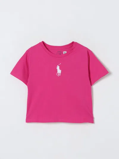 Polo Ralph Lauren Kids' T-shirt  Kinder Farbe Fuchsia