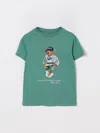 Polo Ralph Lauren Big Boys Polo Bear Jersey T-shirt In Green