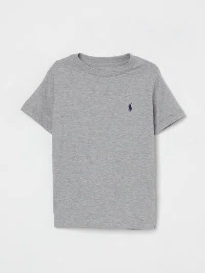 POLO RALPH LAUREN T-SHIRT POLO RALPH LAUREN KIDS COLOR GREY,426536020