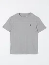 Polo Ralph Lauren Cotton Tee   Kids In Grau