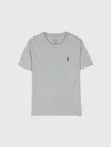 Polo Ralph Lauren Boys Grey Cotton Pony Logo T-shirt In Gray