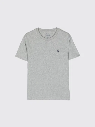 POLO RALPH LAUREN T-SHIRT POLO RALPH LAUREN KIDS COLOR GREY,432758020