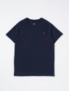 Polo Ralph Lauren Logo-print Cotton T-shirt 3-24 Months In Navy