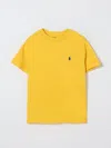 Polo Ralph Lauren T-shirt  Kids Color Yellow In Ocker