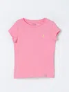 POLO RALPH LAUREN T-SHIRT POLO RALPH LAUREN KIDS COLOR PINK,408495010