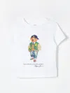 Polo Ralph Lauren Cotton Polo Bear T-shirt In Weiss 1