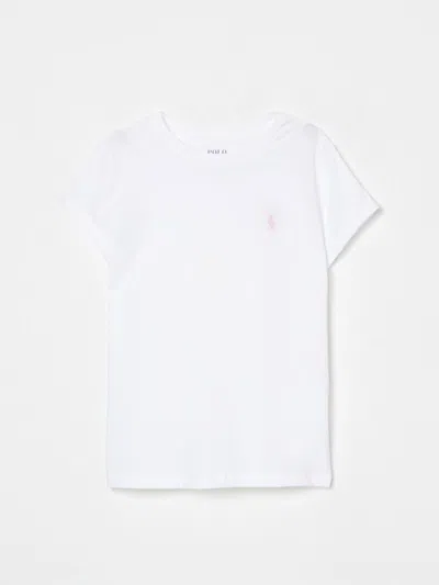POLO RALPH LAUREN T-SHIRT POLO RALPH LAUREN KIDS COLOR WHITE,426581001
