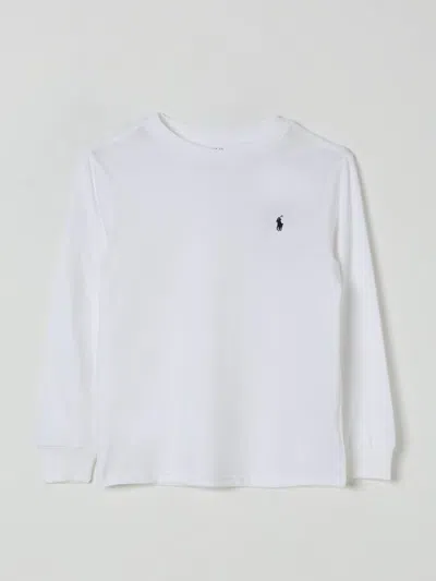 Polo Ralph Lauren White T-shirt For Kids With Pony Logo
