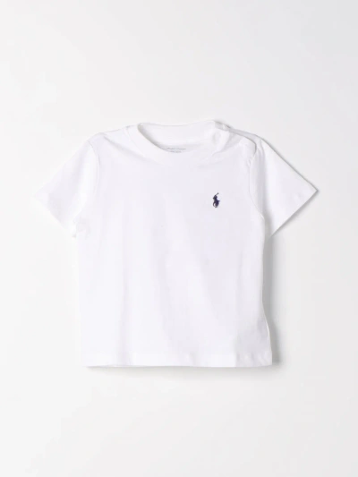 Polo Ralph Lauren Babies' T-shirt  Kids Colour White