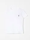 POLO RALPH LAUREN T-SHIRT POLO RALPH LAUREN KIDS COLOR WHITE,418762001