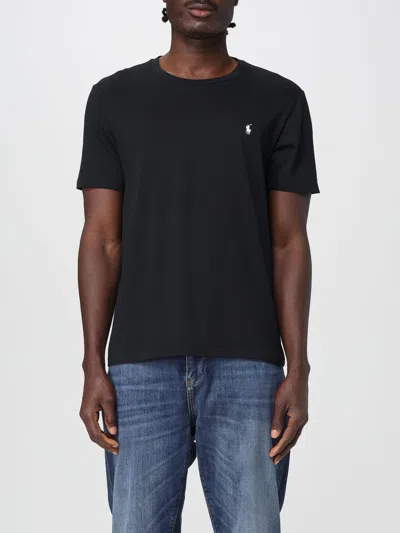 POLO RALPH LAUREN T-SHIRT POLO RALPH LAUREN MEN COLOR BLACK,G76511002
