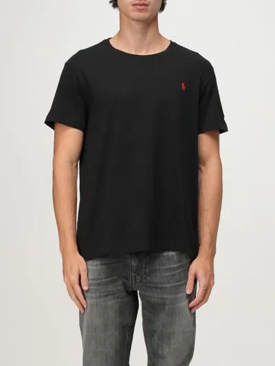 POLO RALPH LAUREN T-SHIRT POLO RALPH LAUREN MEN COLOR BLACK,H09661002