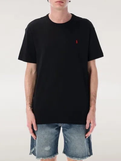 POLO RALPH LAUREN T-SHIRT POLO RALPH LAUREN MEN COLOR BLACK,H14510002