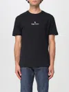 Polo Ralph Lauren Ribbed Crew-neck Cotton T-shirt With Short Sleeves In Black