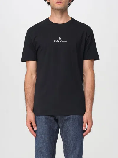 POLO RALPH LAUREN T-SHIRT POLO RALPH LAUREN MEN COLOR BLACK,H20450002