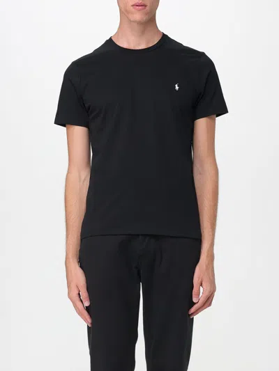 POLO RALPH LAUREN T-SHIRT POLO RALPH LAUREN MEN COLOR BLACK,H24272002