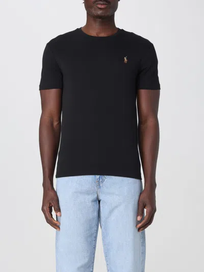 POLO RALPH LAUREN T-SHIRT POLO RALPH LAUREN MEN COLOR BLACK,G59021002
