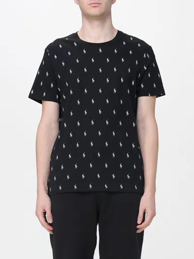 POLO RALPH LAUREN T-SHIRT POLO RALPH LAUREN MEN COLOR BLACK,H70930002