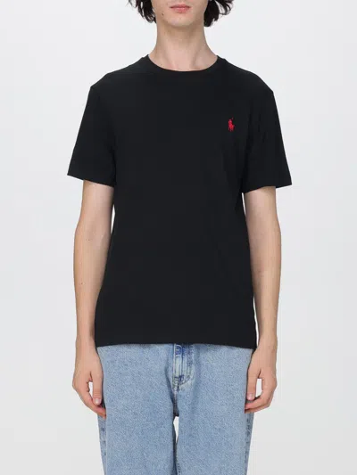 POLO RALPH LAUREN T-SHIRT POLO RALPH LAUREN MEN COLOR BLACK,E55319002
