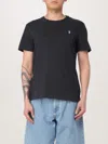 Polo Ralph Lauren Custom Slim Fit Interlock T-shirt In Black