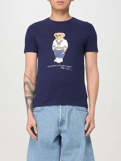 POLO RALPH LAUREN T-SHIRT POLO RALPH LAUREN MEN COLOR BLUE 1,G53523239