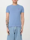 Polo Ralph Lauren T-shirt In Jersey Custom Slim-fit T-shirt In Blue