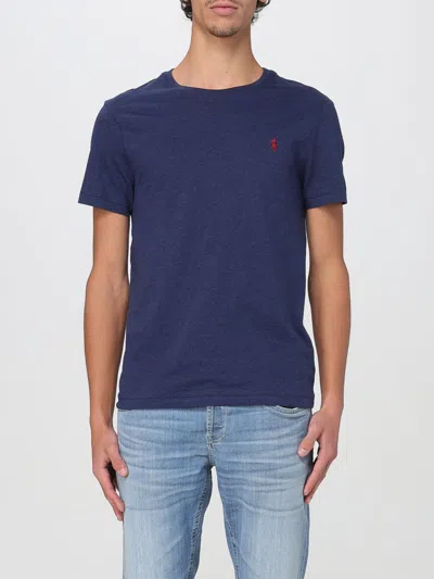 POLO RALPH LAUREN T-SHIRT POLO RALPH LAUREN MEN COLOR BLUE,G54865009