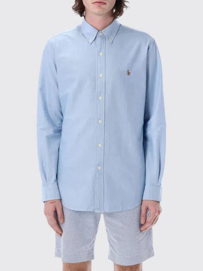POLO RALPH LAUREN SHIRT POLO RALPH LAUREN MEN COLOR BLUE,H09657009
