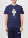 Polo Ralph Lauren Polo Bear Newport Blue Classic Fit T Shirt In Blau