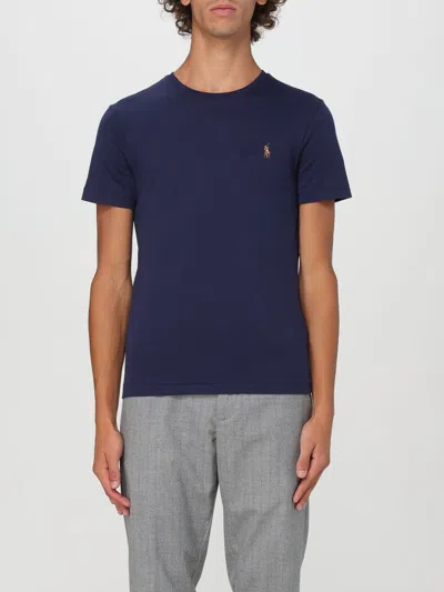 POLO RALPH LAUREN T-SHIRT POLO RALPH LAUREN MEN COLOR BLUE,F89882009
