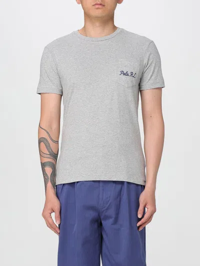 POLO RALPH LAUREN T-SHIRT POLO RALPH LAUREN MEN COLOR GREY,H08128020