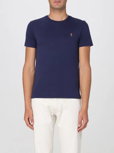 POLO RALPH LAUREN T-SHIRT POLO RALPH LAUREN MEN COLOR NAVY,G59021045