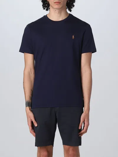 Polo Ralph Lauren T-shirt  Men Color Navy In Blue