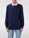 Polo Ralph Lauren Cotton The Iconic Rugby Shirt In Blue