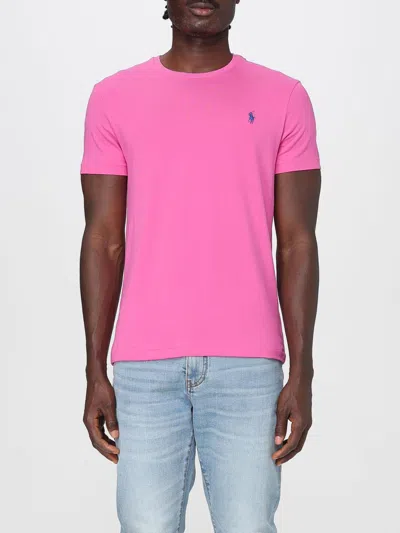 POLO RALPH LAUREN T-SHIRT POLO RALPH LAUREN MEN COLOR PINK,G54865010