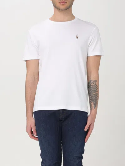 POLO RALPH LAUREN T-SHIRT POLO RALPH LAUREN MEN COLOR WHITE,G59021001