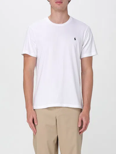 POLO RALPH LAUREN T-SHIRT POLO RALPH LAUREN MEN COLOR WHITE,F02408001