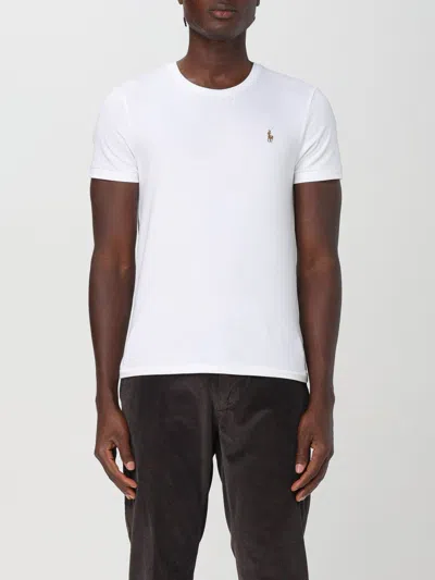 Polo Ralph Lauren White Classic Fit T-shirt In Weiss