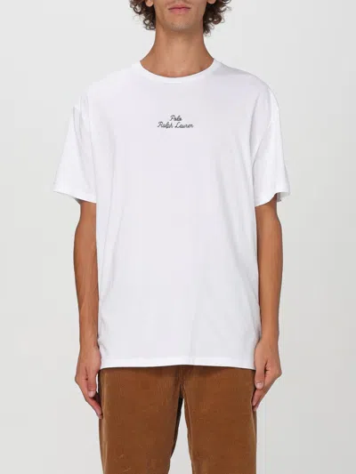 Polo Ralph Lauren Logo-embroidered Cotton T-shirt In White