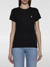 Polo Ralph Lauren Pony Embroidered Crewneck T In 黑色