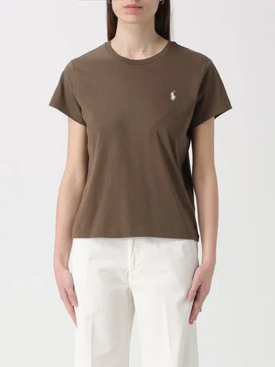 Polo Ralph Lauren Polo Pony T-shirt In Brown