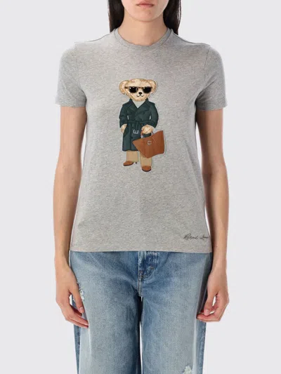 Polo Ralph Lauren T-shirt  Donna Colore Grigio In Gray