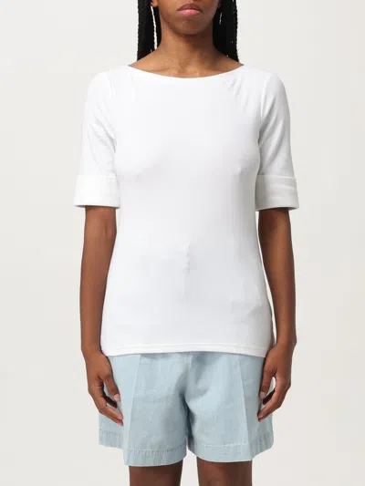 POLO RALPH LAUREN T-SHIRT POLO RALPH LAUREN WOMAN COLOR WHITE,H06741001