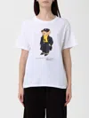 Polo Ralph Lauren T-shirt In Cotone Bianco  Donna In White