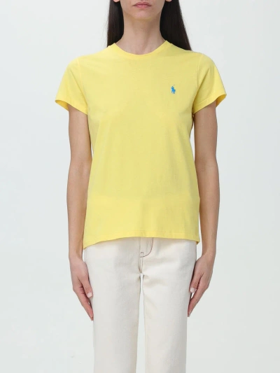 Polo Ralph Lauren T-shirt  Woman Colour Yellow